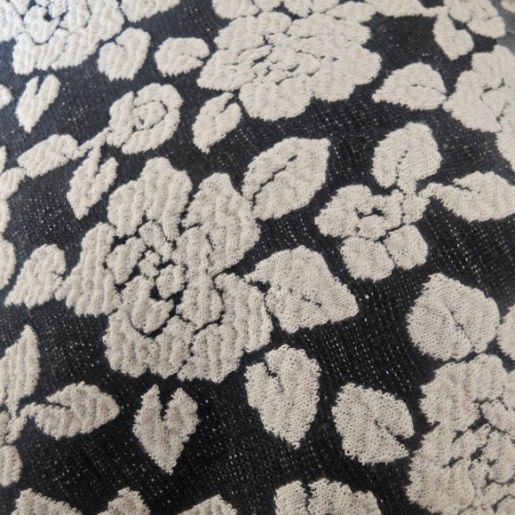 2PC BiBi Cream Gray Black Button Up Top And Pants Set Oversized NEW With Tags - Picture 6 of 6